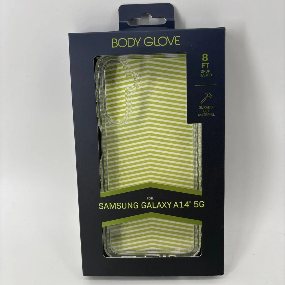 Samsung Galaxy‎ A14 5G Clear Phone Case Body Glove 8 Ft Drop Tested Sleek Slim